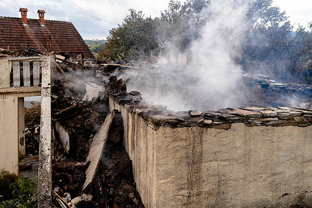Professional Emergency Fire Cleanup technician working in Mickleton, NJ